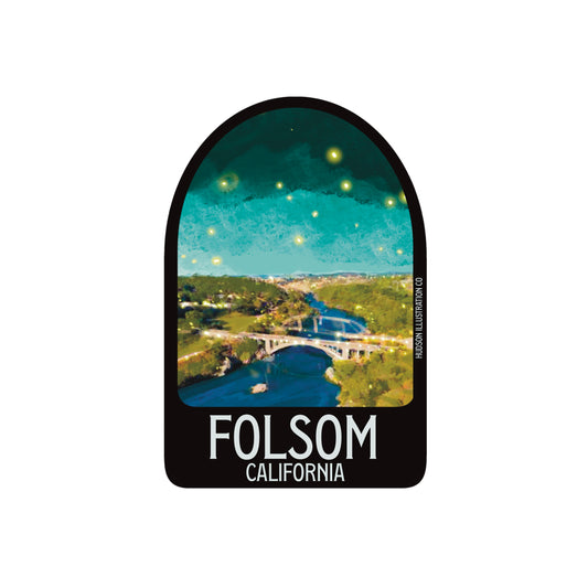 Folsom California Sticker/Magnet/Print/Postcard