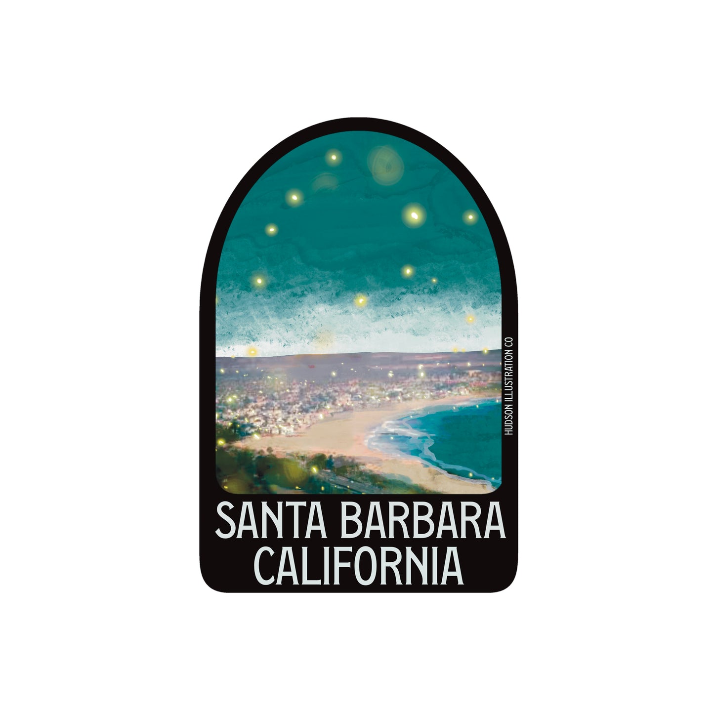 Huntington Beach California Sticker/Magnet/Print/Postcard