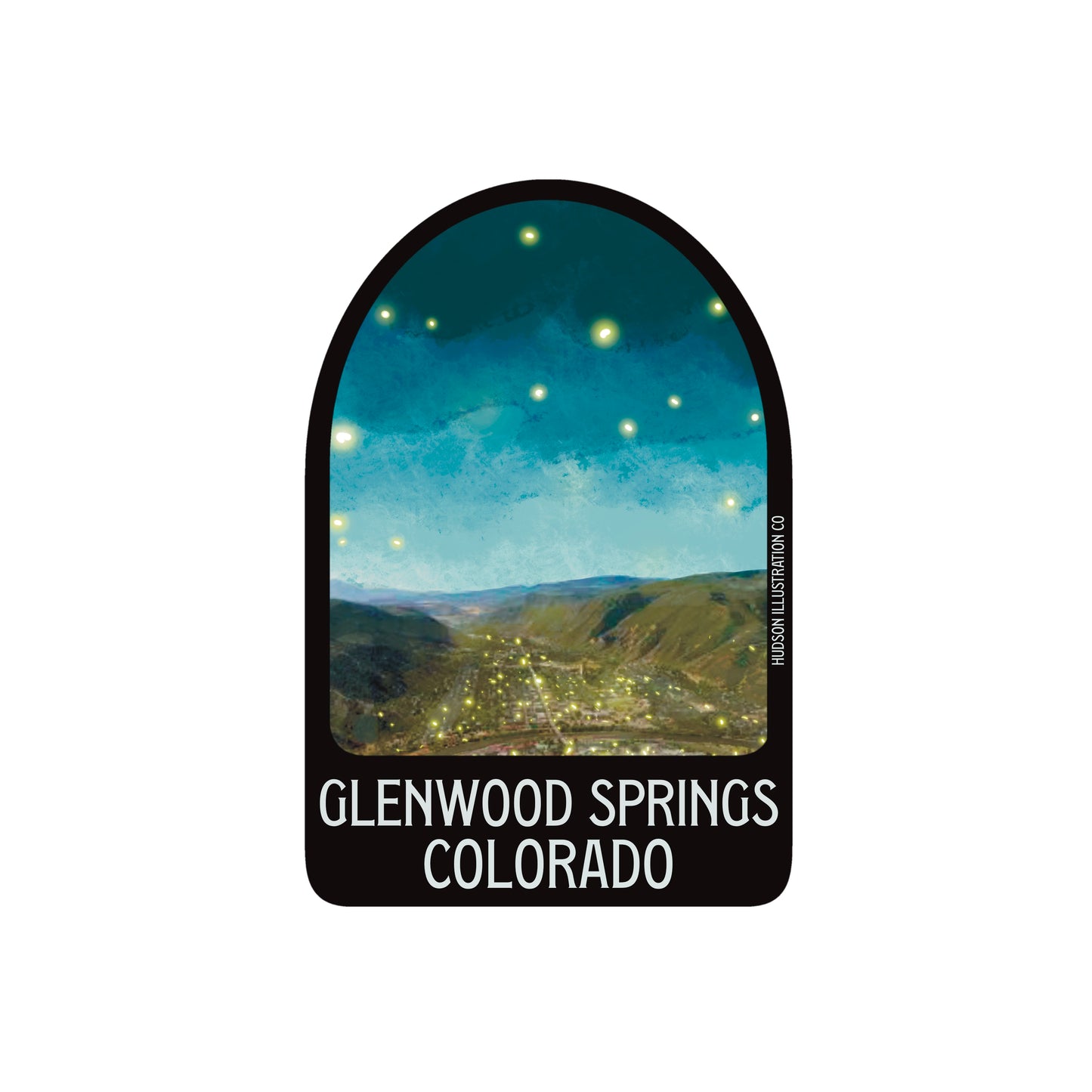 Glenwood Springs Colorado Sticker/Magnet/Print/Postcard
