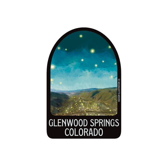 Glenwood Springs Colorado Sticker/Magnet/Print/Postcard