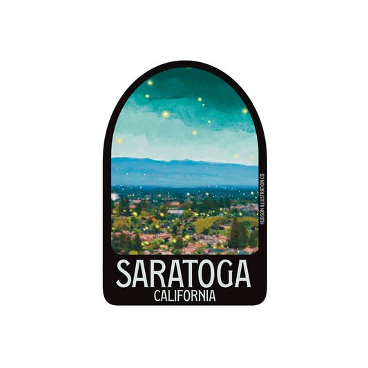 Saratoga California Sticker/Magnet/Print/Postcard