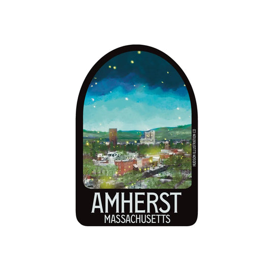 Amherst Massachusetts Sticker/Magnet/Print/Postcard