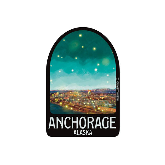 Anchorage Alaska Sticker/Magnet/Print/Postcard