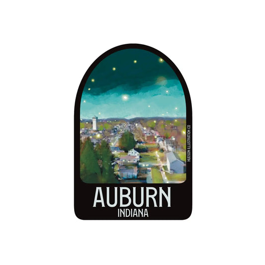 Auburn Indiana Sticker/Magnet/Print/Postcard