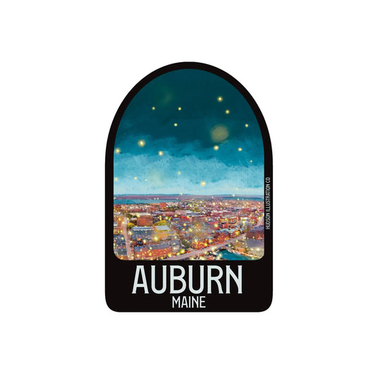 Auburn Maine Sticker/Magnet/Print/Postcard