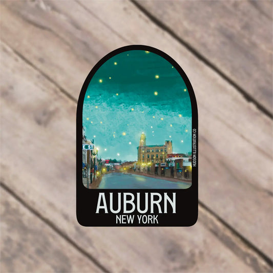 Auburn NY Sticker/Magnet/Print/Postcard