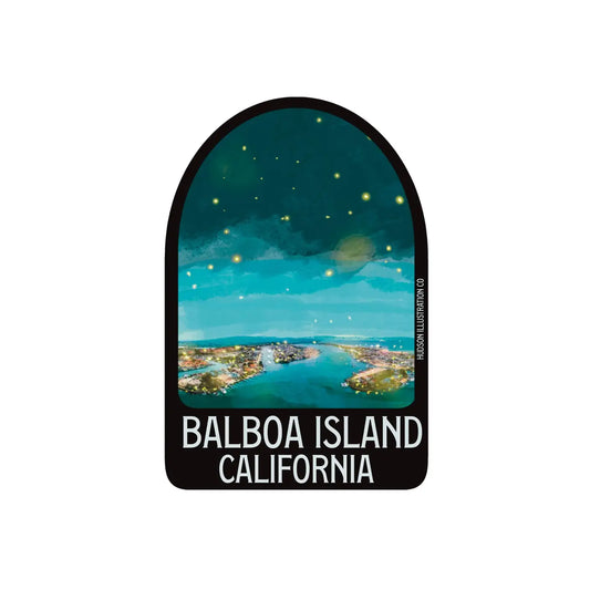 Balboa Island California Sticker/Magnet/Print/Postcard