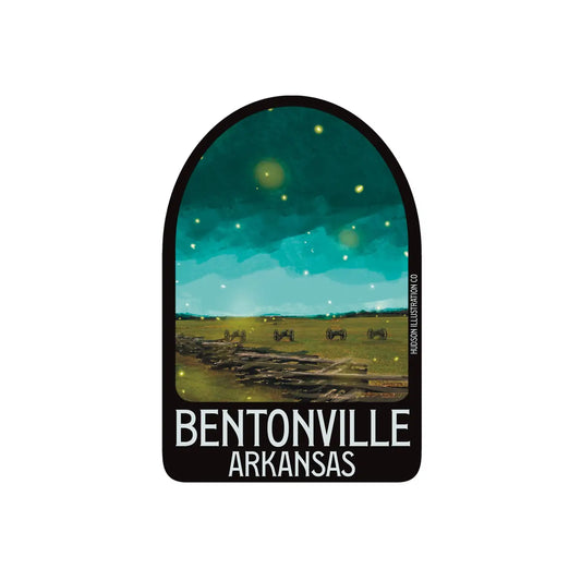 Bentonville Arkansas Sticker/Magnet/Print/Postcard