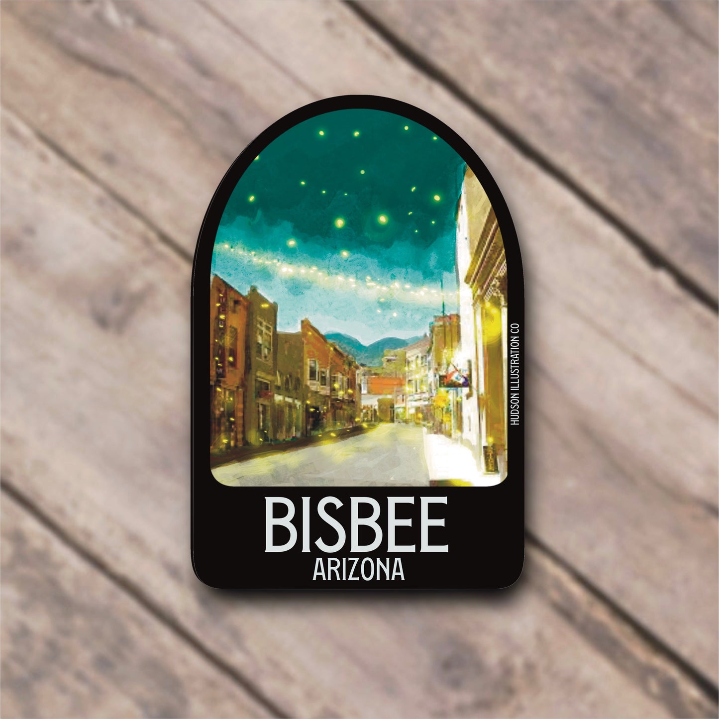 Bisbee Arizona Sticker/Magnet/Print/Postcard