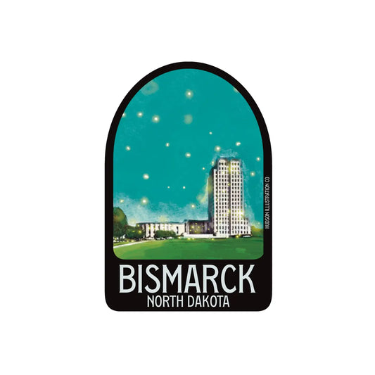 Bismarck North Dakota Sticker/Magnet/Print/Postcard