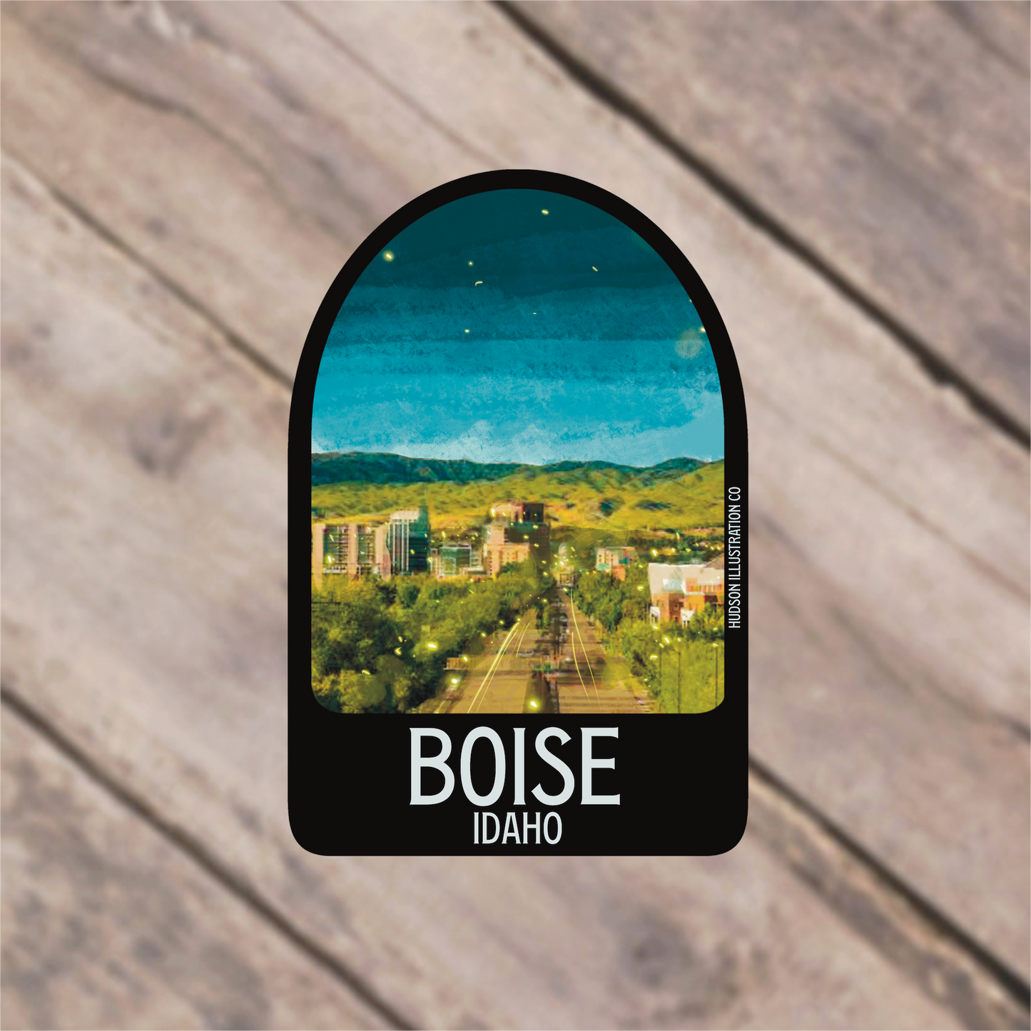 Boise Idaho Sticker/Magnet/Print/Postcard