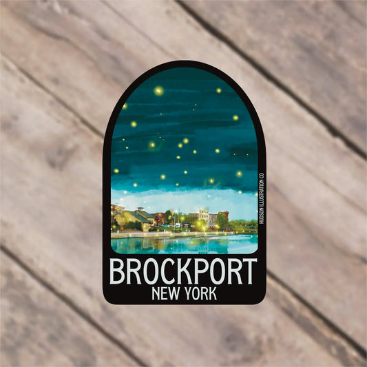 Brockport New York Sticker/Magnet/Print/Postcard