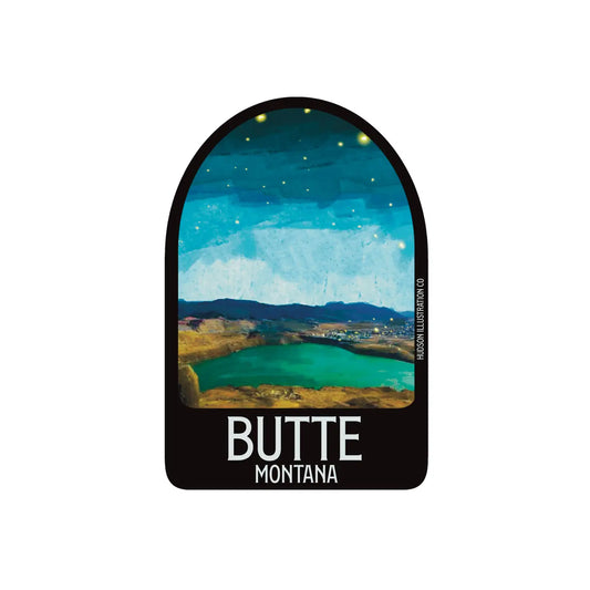 Butte Montana Sticker/Magnet/Print/Postcard