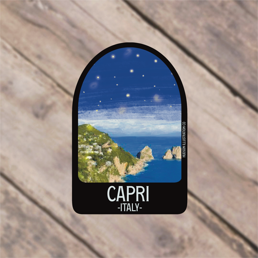 Capri Italy Sticker/Magnet/Print/Postcard