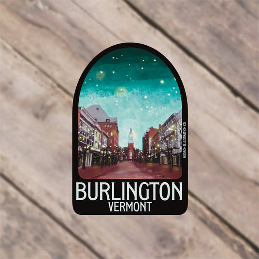 Church St Burlington Vermont Sticker/Magnet/Print/Postcard
