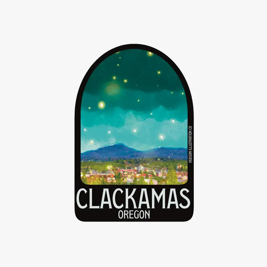 Clackamas Oregon Sticker/Magnet/Print/Postcard