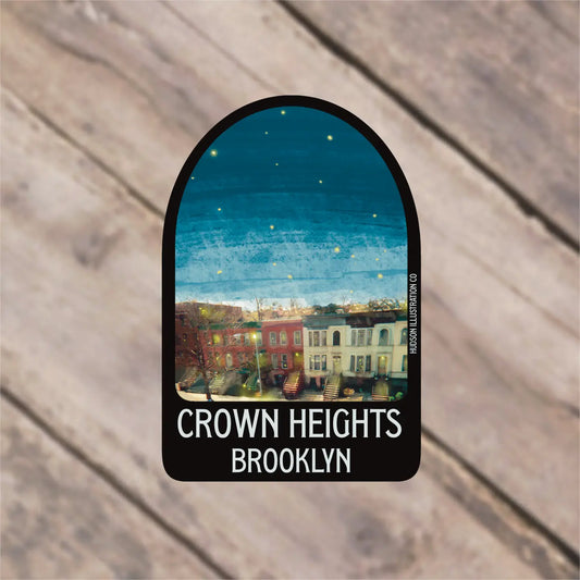 Crown Heights Brooklyn NYC Sticker/Magnet/Print/Postcard
