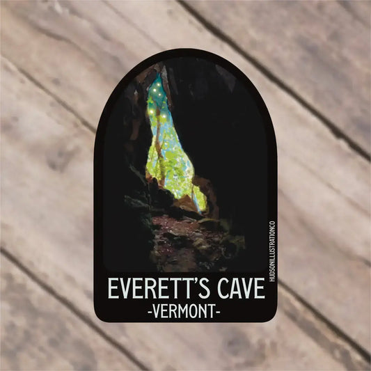 Everett's Cave Vermont Sticker/Magnet/Print/Postcard
