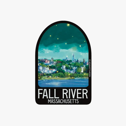Fall River Massachusetts Sticker/Magnet/Print/Postcard