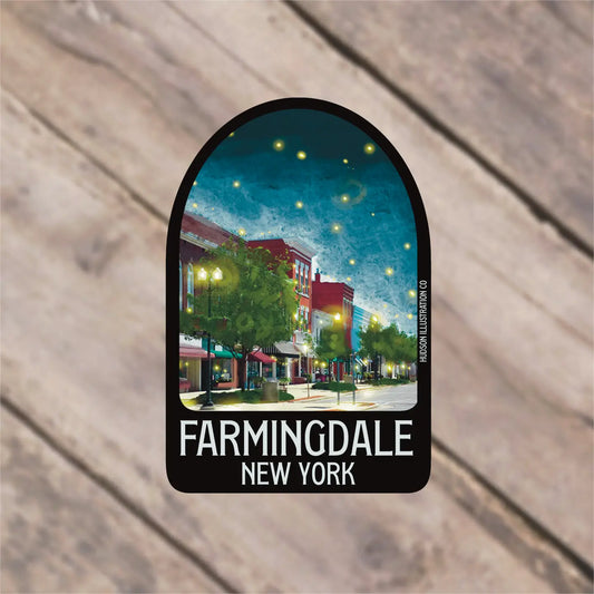 Farmingdale New York Sticker/Magnet/Print/Postcard