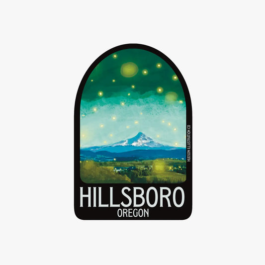 Hillsboro Oregon Sticker/Magnet/Print/Postcard