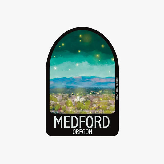 Medford Oregon Sticker/Magnet/Print/Postcard