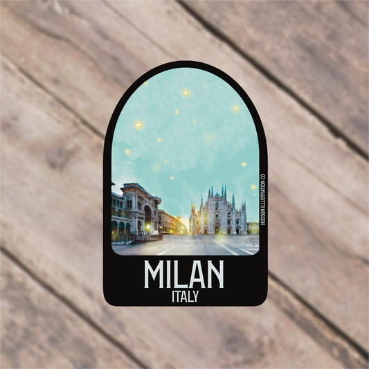 Milan Italy Sticker/Magnet/Print/Postcard