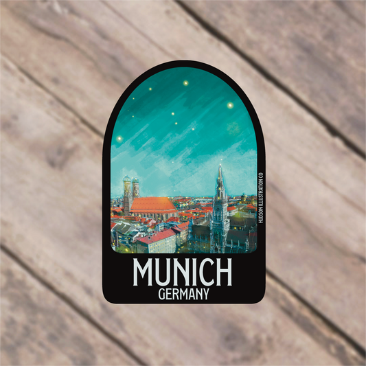 Munich Germany Sticker/Magnet/Print/Postcard