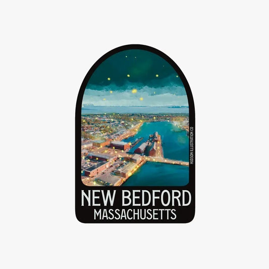 New Bedford Massachusetts Sticker/Magnet/Print/Postcard