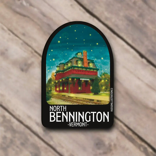 North Bennington Vermont Sticker/Magnet/Print/Postcard