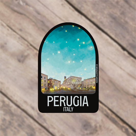 Perugia Italy Sticker/Magnet/Print/Postcard