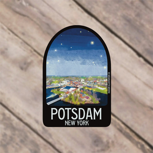 Potsdam New York Sticker/Magnet/Print/Postcard