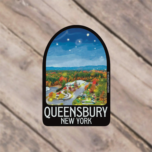Queensbury New York Sticker/Magnet/Print/Postcard