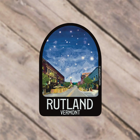 Rutland VT Summer Sticker/Magnet/Print/Postcard