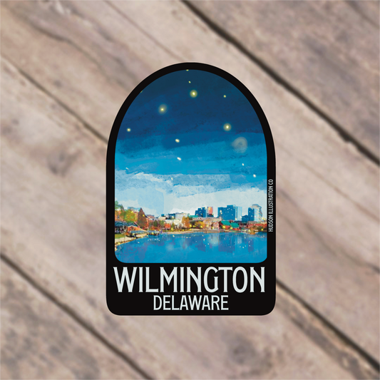 Wilmington Delaware Sticker/Magnet/Print/Postcard