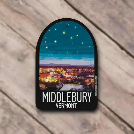 Middlebury Vermont Sticker/Magnet/Print/Postcard
