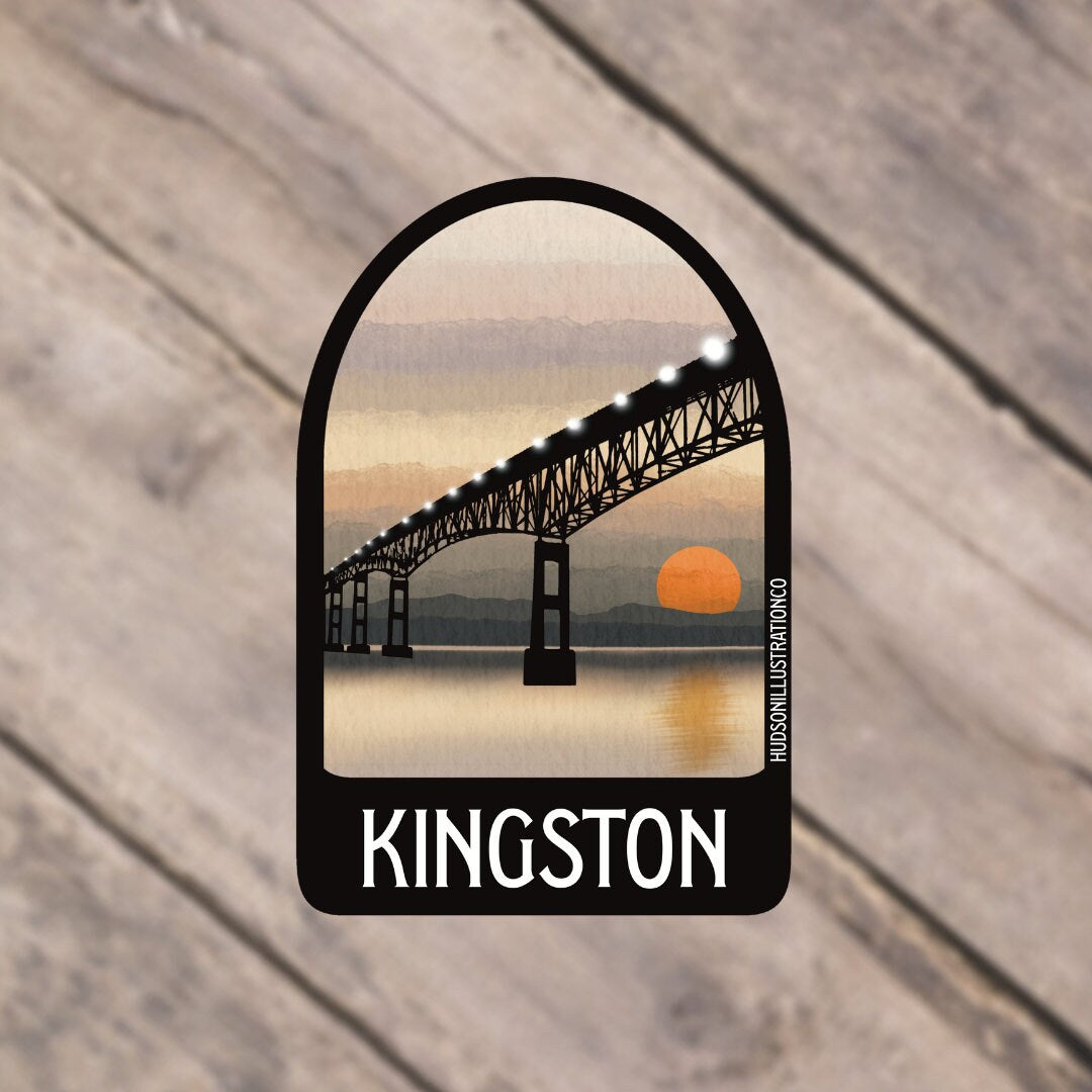 Kingston New York Sticker/Magnet/Print/Postcard