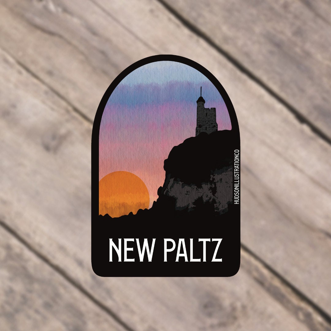 New Paltz New York Sticker/Magnet/Print/Postcard