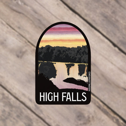 High Falls New York Sticker/Magnet/Print/Postcard