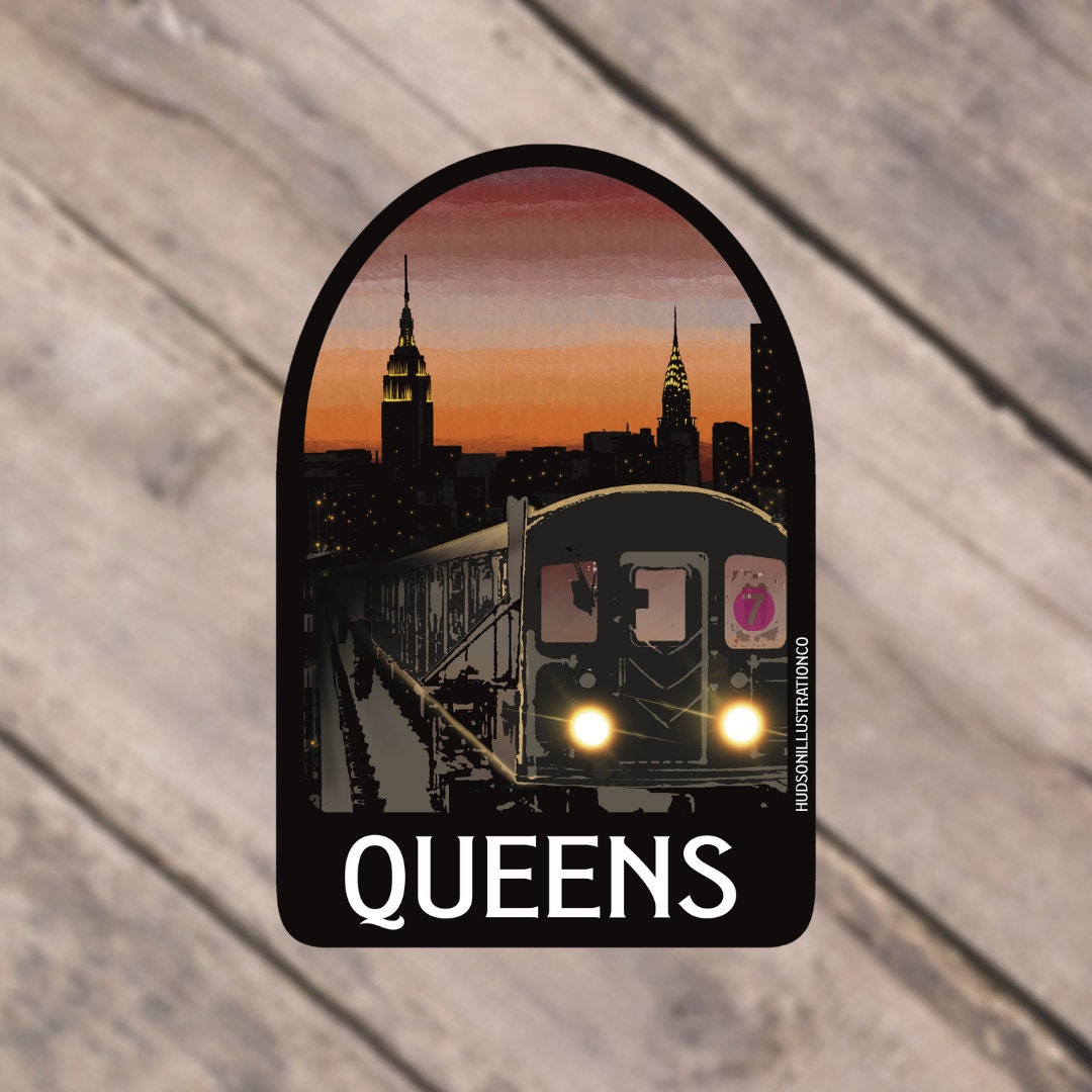 Queens New York Sticker/Magnet/Print/Postcard