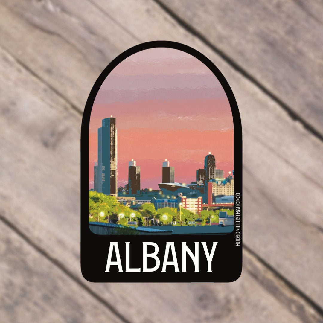 Albany New York Sticker/Magnet/Print/Postcard