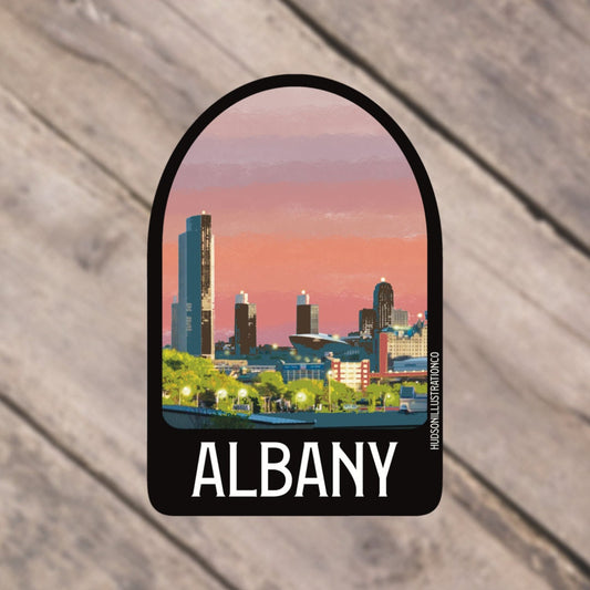 Albany New York Sticker/Magnet/Print/Postcard