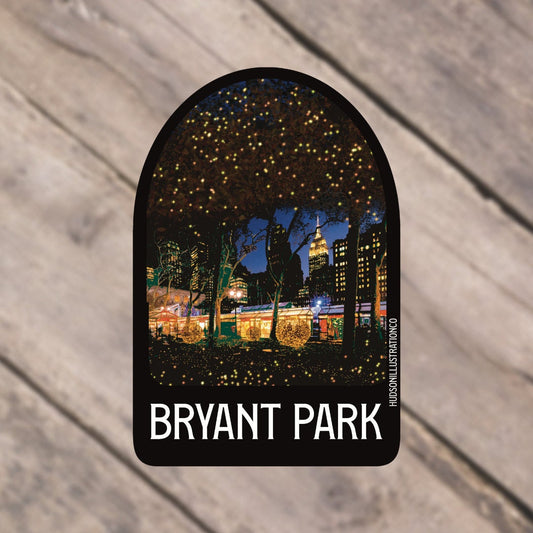 Bryant Park New York City Sticker/Magnet/Print/Postcard