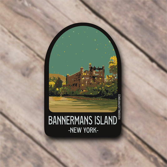 Bannermans Island Castle New York Sticker/Magnet/Print/Postcard