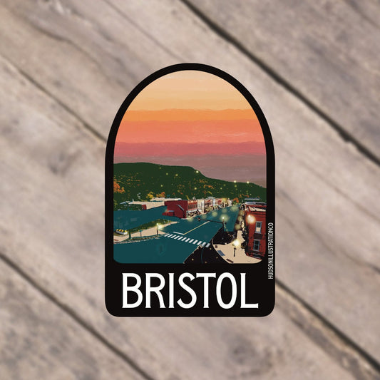 Bristol Vermont Green Mountains Sticker/Magnet/Print/Postcard