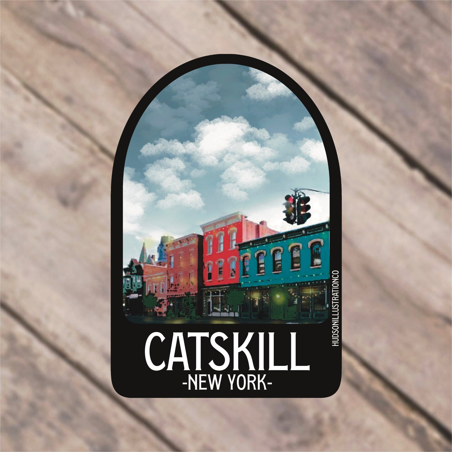 Catskill Hudson Valley New York Sticker/Magnet/Print/Postcard