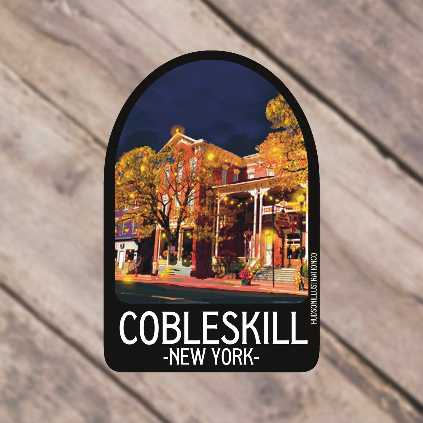 Cobleskill New York Sticker/Magnet/Print/Postcard