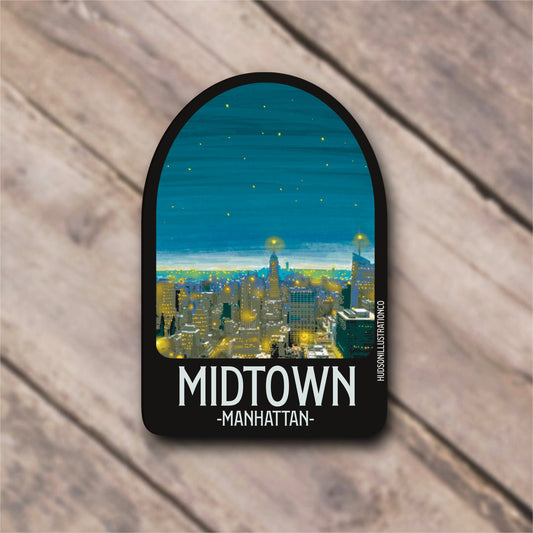 Midtown Manhattan New York City Sticker/Magnet/Print/Postcard