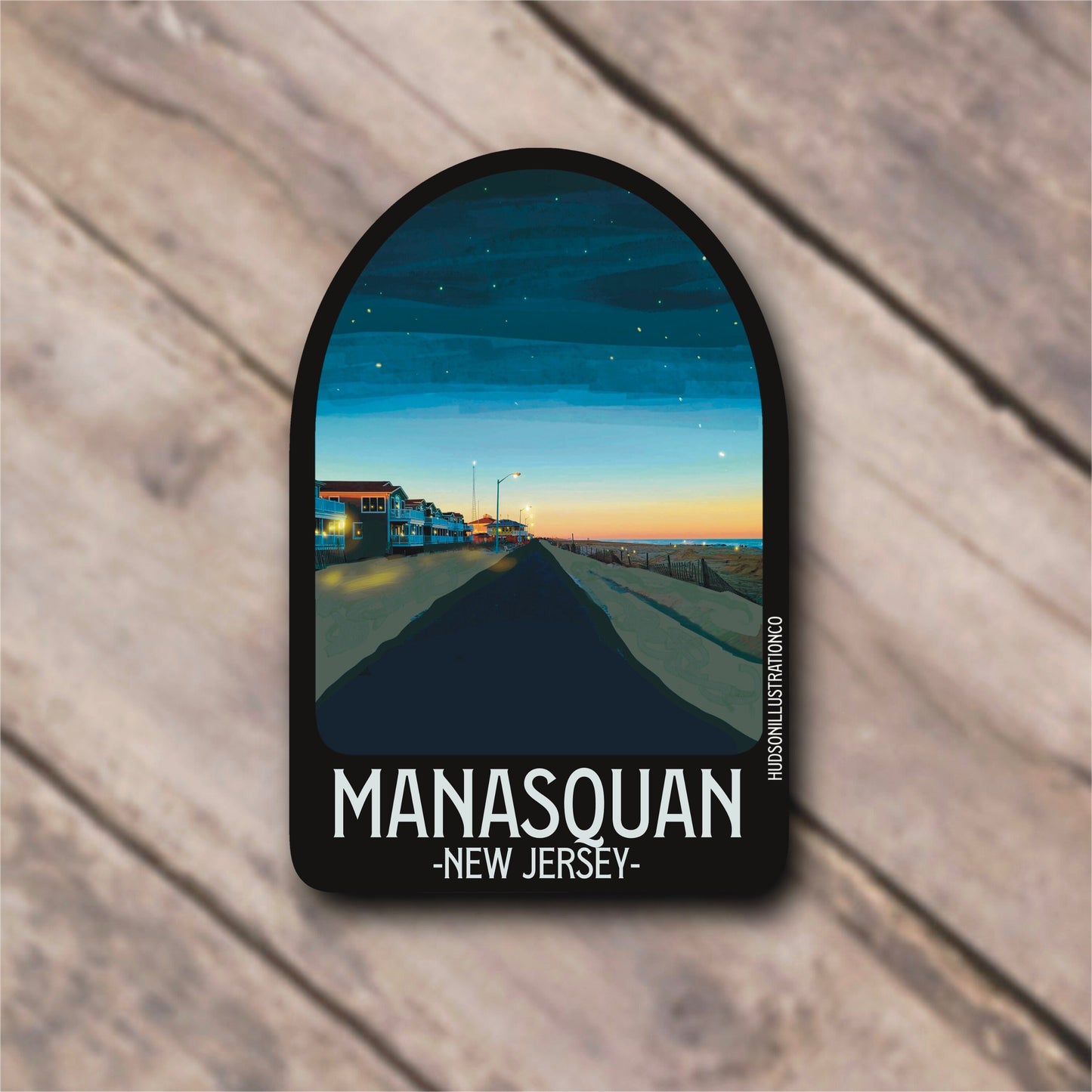 Manasquan New Jersey Sticker/Magnet/Print/Postcard