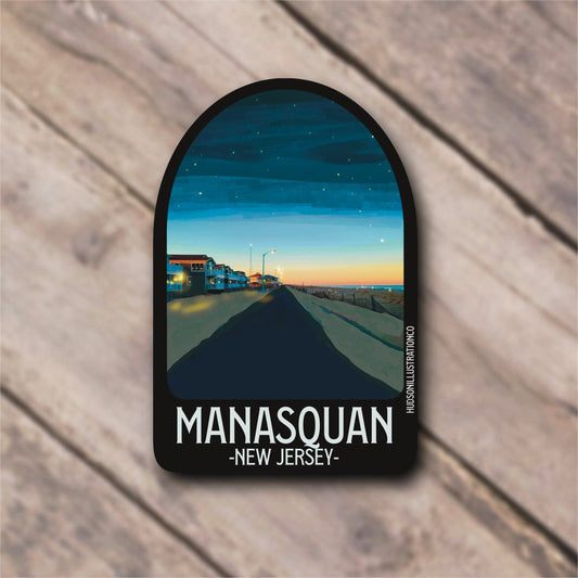 Manasquan New Jersey Sticker/Magnet/Print/Postcard